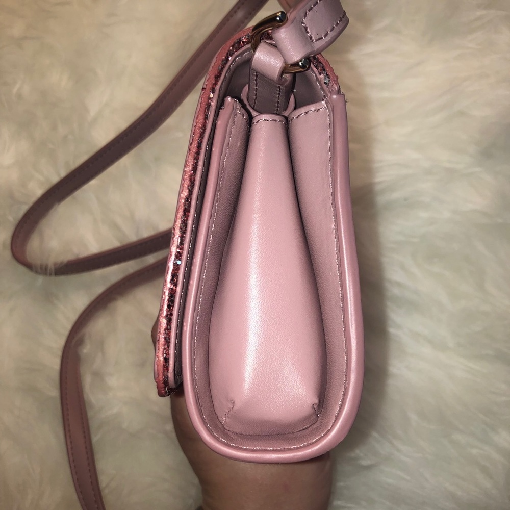 ❤️last one❤️ Kate Spade Dusty Peony Glitter Bag - Picture 4 of 6